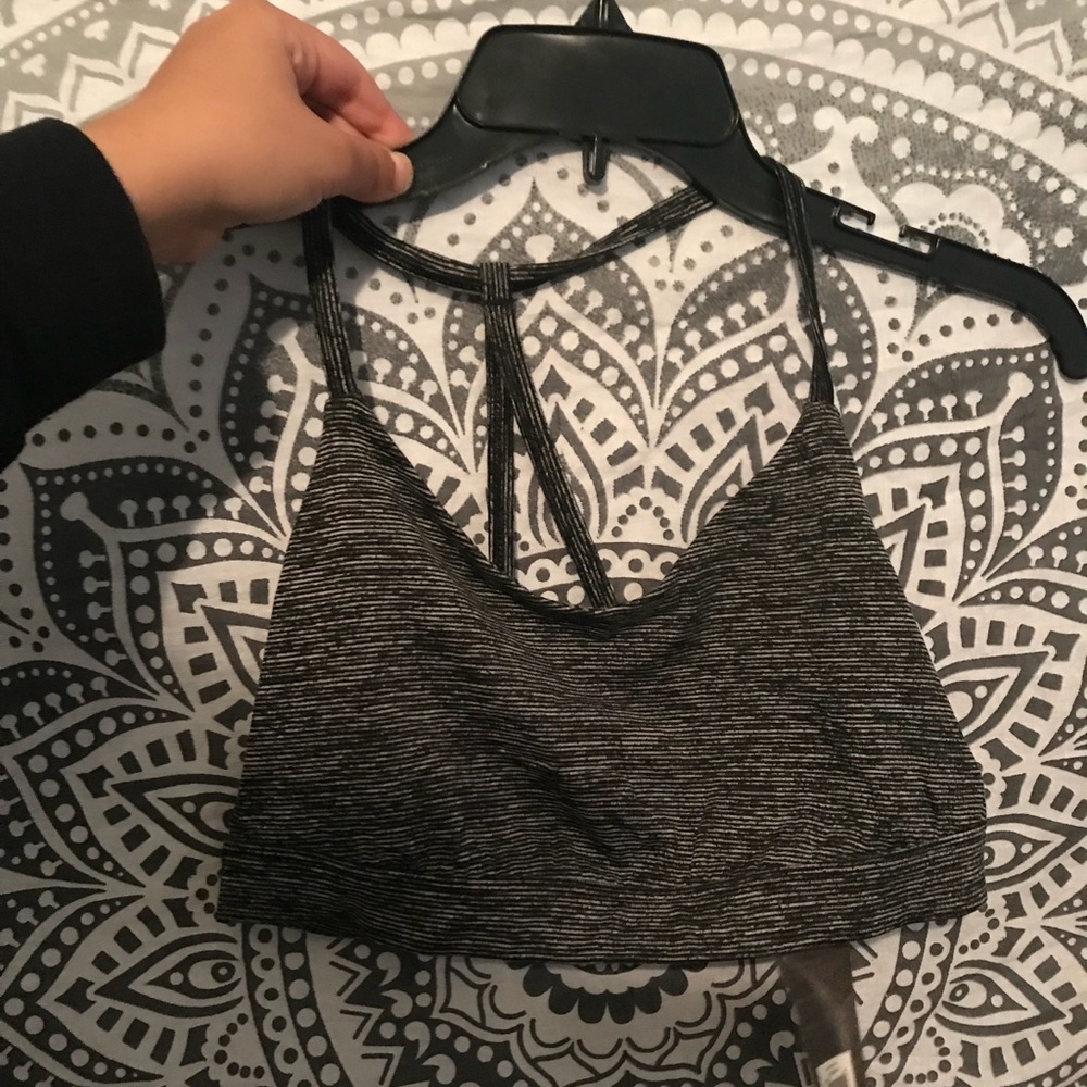 Brand new grey sports bra
